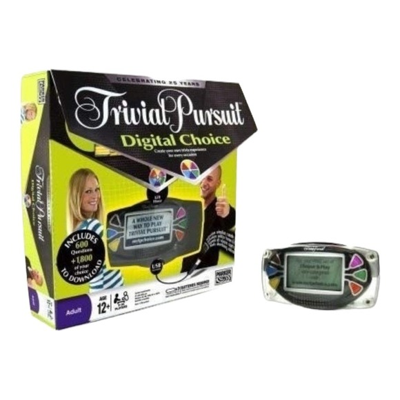 Parker Brothers Other - Parker Brothers Game Trivial Pursuit Digital Choice Electronic Strategy Tech New